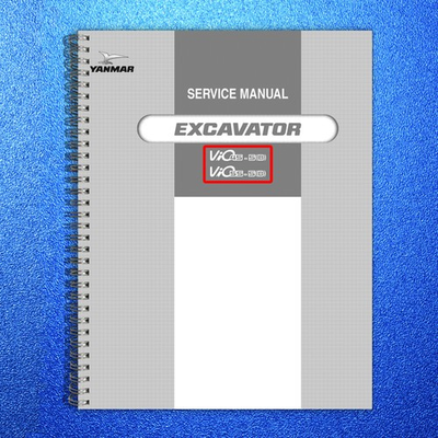 #ad YANMAR ViO 45 5 B 55 5 B Service Manual BOUND COVERS XL FOLDOUT PAGES $53.39