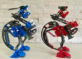 Bionicle Cahdok and Gahdok 8558 . Complete .