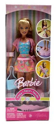 2006 Easy For Me 1-2-3 Barbie Puppe / Always Good Looking / Mattel K8571, NrfB