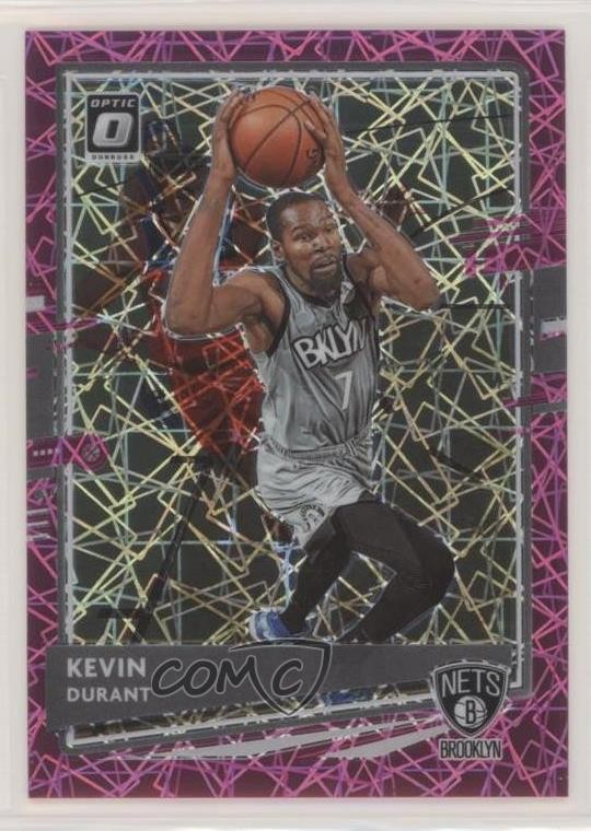 2020-21 Panini Donruss Optic Pink Velocity Prizm 63/79 Kevin Durant #136 s3g