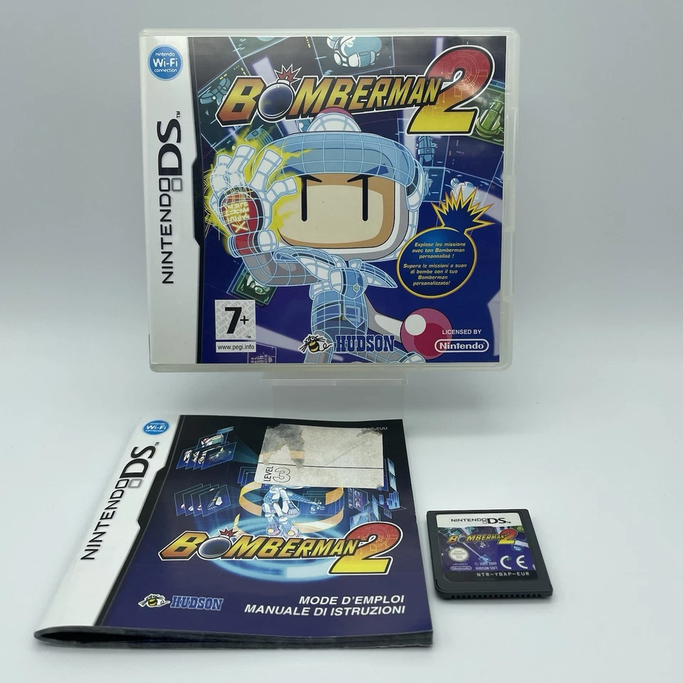 BOMBERMAN 2 per NINTENDO DS  2DS 3DS NDS PAL ITALIANO ECCELLENTE E COMPLETO RARO, foto 1 di 4