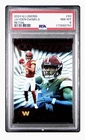 2024 Panini Illusions Jayden Daniels #93 RC PSA 8, Redskins Commanders