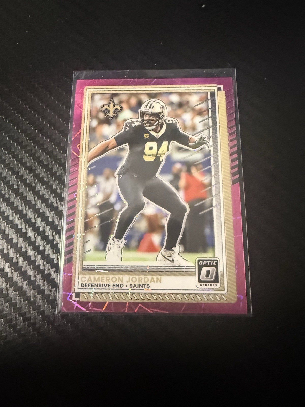 2025 Panini Donruss Optic - Cameron Jordan #170 Pink Velocity Prizm /99