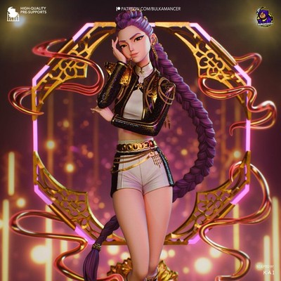 Golden Vocalist | Resin Garage Kit Figure Game Fan Art | Bulkamancer Sculpts