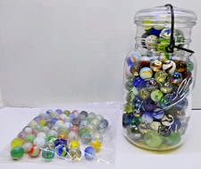 Vintage Modern Marble Lot 240 Plus Cat Eye Stelaris Shooters Glass Collection