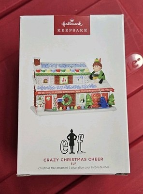 Hallmark 2023 Elf Crazy Christmas Cheer Ornament