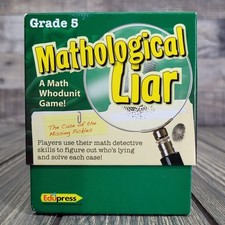 Mathological Liar: A Math Skills Whodunit Game Grade 5 HomeSchool EUC Edupress
