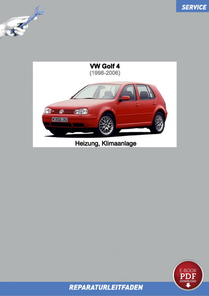 PDF VW Golf 4 (97-06) Reparaturanleitung Heizung, Klimaanlage-image