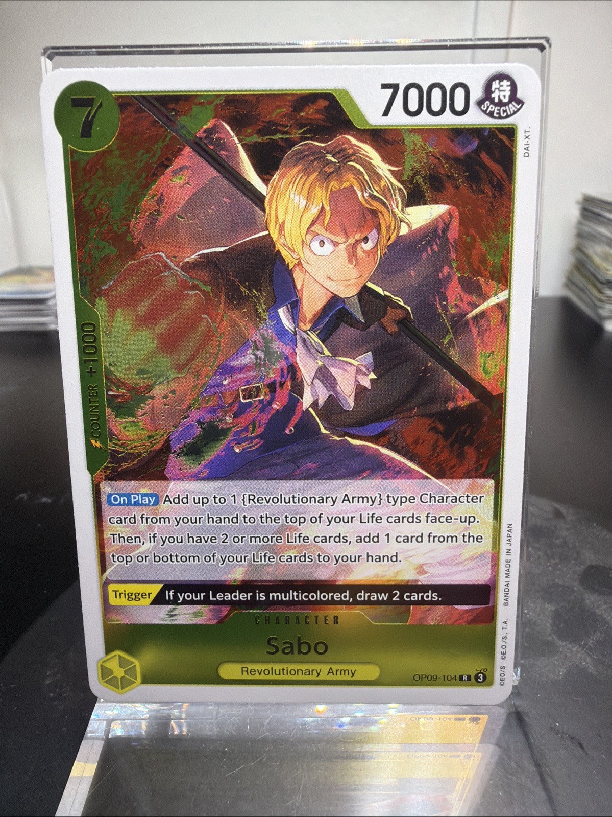 Sabo (104) OP09-104 Emperors in the New World Foil