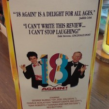 18 Again! VHS George Burns Charlie Schlatter ...
