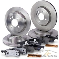ATEC BREMSSCHEIBEN + BREMSBELÄGE VORNE + HINTEN FÜR MINI COOPER ONE R50 R53