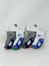 Nike Kids' 12-Pack Multi Logo Baby/Toddler Socks - 2-4y.o., (7367), E3(B922T)