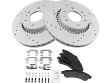 For 2005 GMC Envoy Brake Pad and Rotor Kit Front 35885YBDS 5.3L V8 Brake Rotor