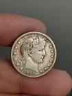 1908- P Barber Quarter Fine