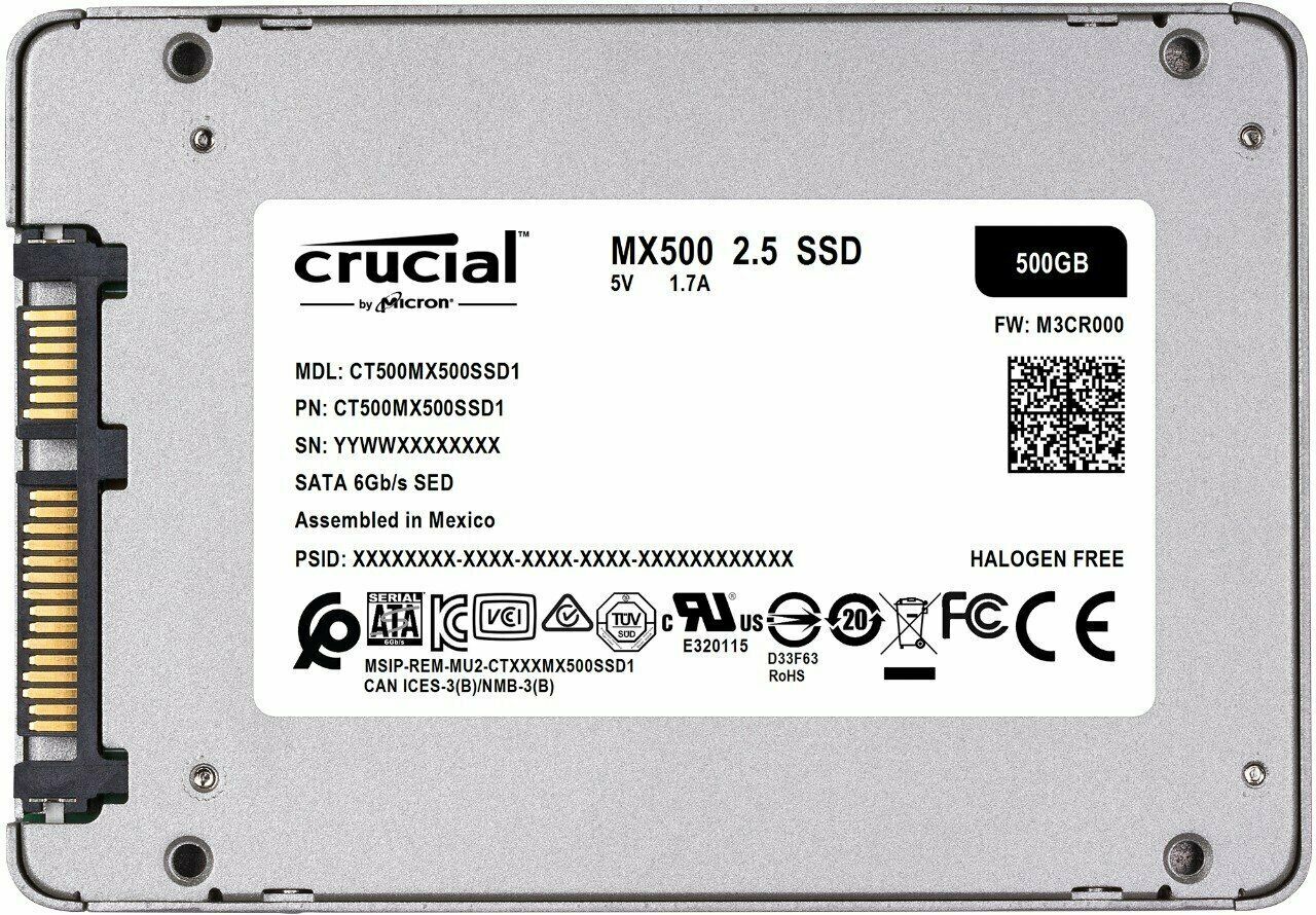 Crucial MX500 500GB 3D NAND SATA 2.5 Inch Internal SSD CT500MX500SSD1 | eBay Crucial MX500 500GB 3D NAND SATA 2.5 Inch Internal SSD CT500MX500SSD1 | eBay