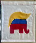 Donald Trump Maga 2024 Republican Gop Elephant Political Handmade Garden Flag