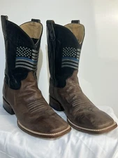 Roper Boots Sz12 (Thin blue Line)
