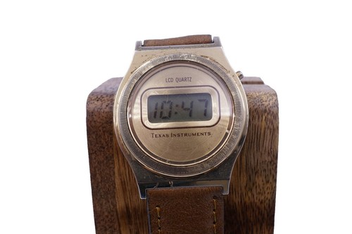 Taxes Instrument 10k R.G.P Women\'s Led Bracelet Watch Needs Battery Vintage Texas Instruments Wristwatch Women main image 4