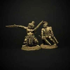 Knucklebones Miniatures Chaos Thug Flintlocks X2 28mm Turnip28 Forbidden Psalm