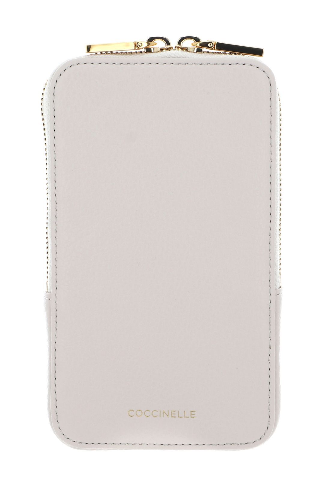 COCCINELLE phone bag Flor Hi-Tech Phone Bag Lambskin White