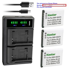 Kastar Battery LTD2 Charger for Pentax D-LI88 Optio H90 Optio P70 Optio P80