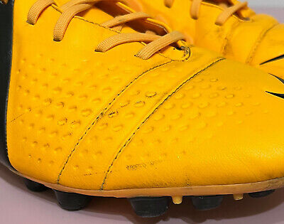 NIKE CTR360 Trequartista III 3 AG Turf Yellow Soccer Cleats NIKE CTR360 Trequartista III 3 AG Turf Yellow Soccer Cleats