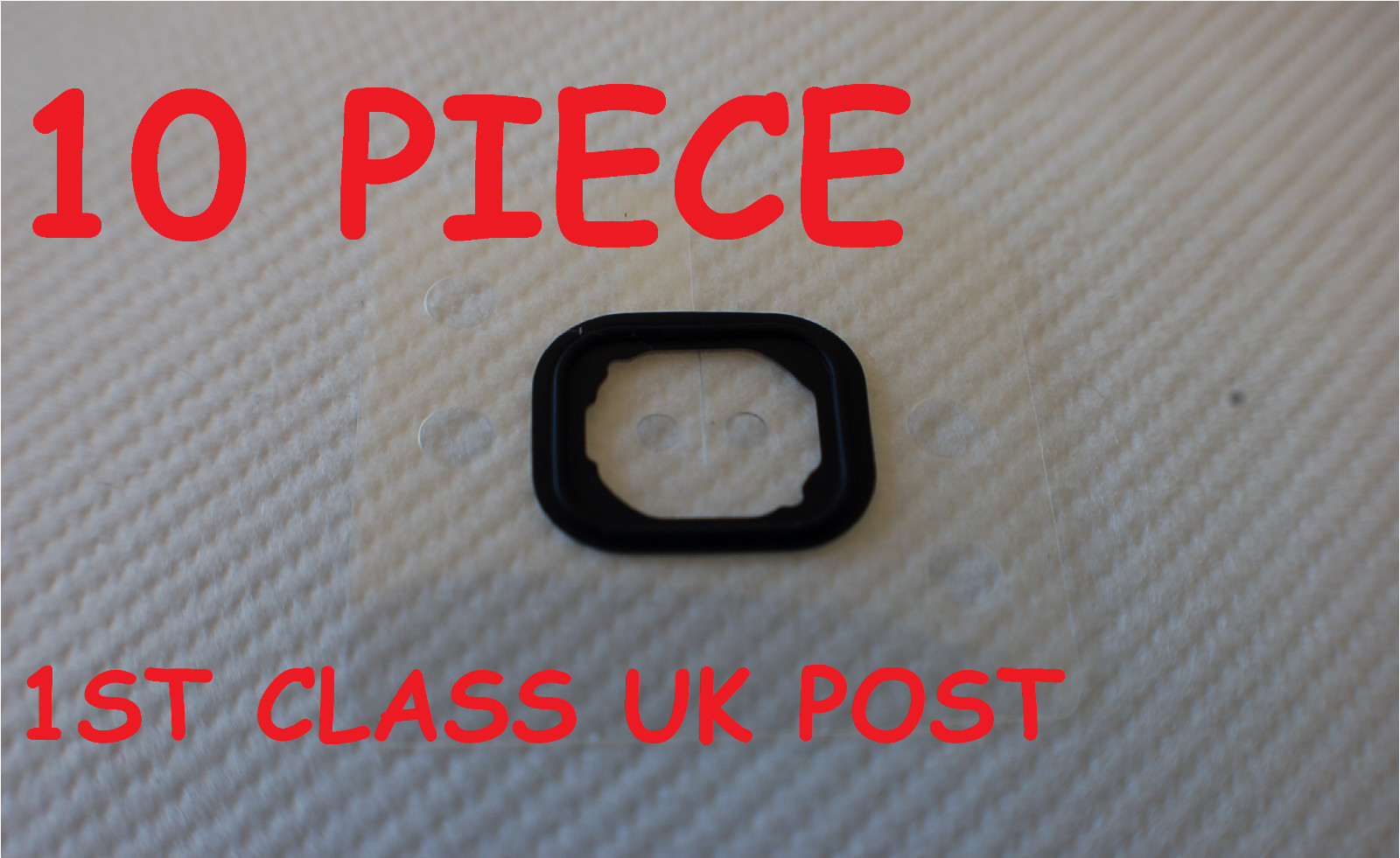 10X Adhesive HOME BUTTON RUBBER SPACER Holding Gasket for iPhone 6S