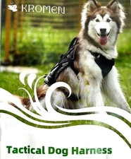 Dog Harness Tactical Dog Vest Large Kromen