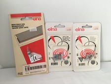 Lotto piedini pressa punto cieco/corda/intreccia Elna serie 8000 9000 NUOVI