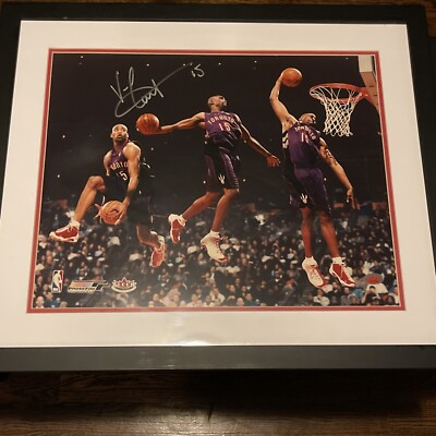 Vince Carter Dunk Contest Fleer Auto Photo