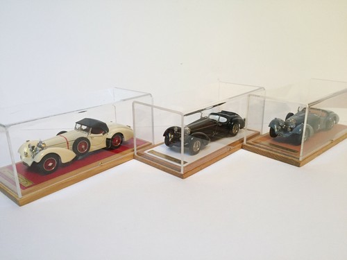 1/43 Set of 3 models 1930 Mercedes Benz SS Roadster Erdmann & Rossi Handmade EMC - Picture 3 of 12