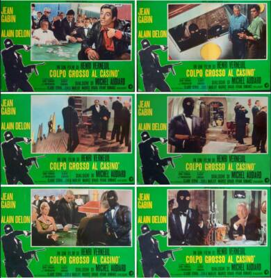 ANY NUMBER CAN WIN MELODIE EN SOUS SOL Italian fotobusta posters X6 GABIN DELON