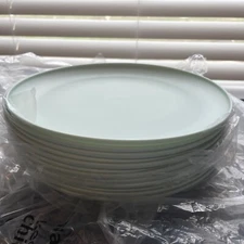 Lot Of 12 Plastic Dinner Plate 10.5” - Room Essentials microwave safe /New