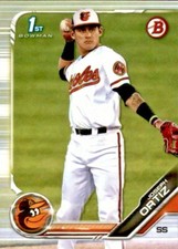 LOT OF 5 2019 BOWMAN DRAFT 1ST BASE PAPER PROSPECT BD-23 JOSEPH ORTIZ ORIOLES 