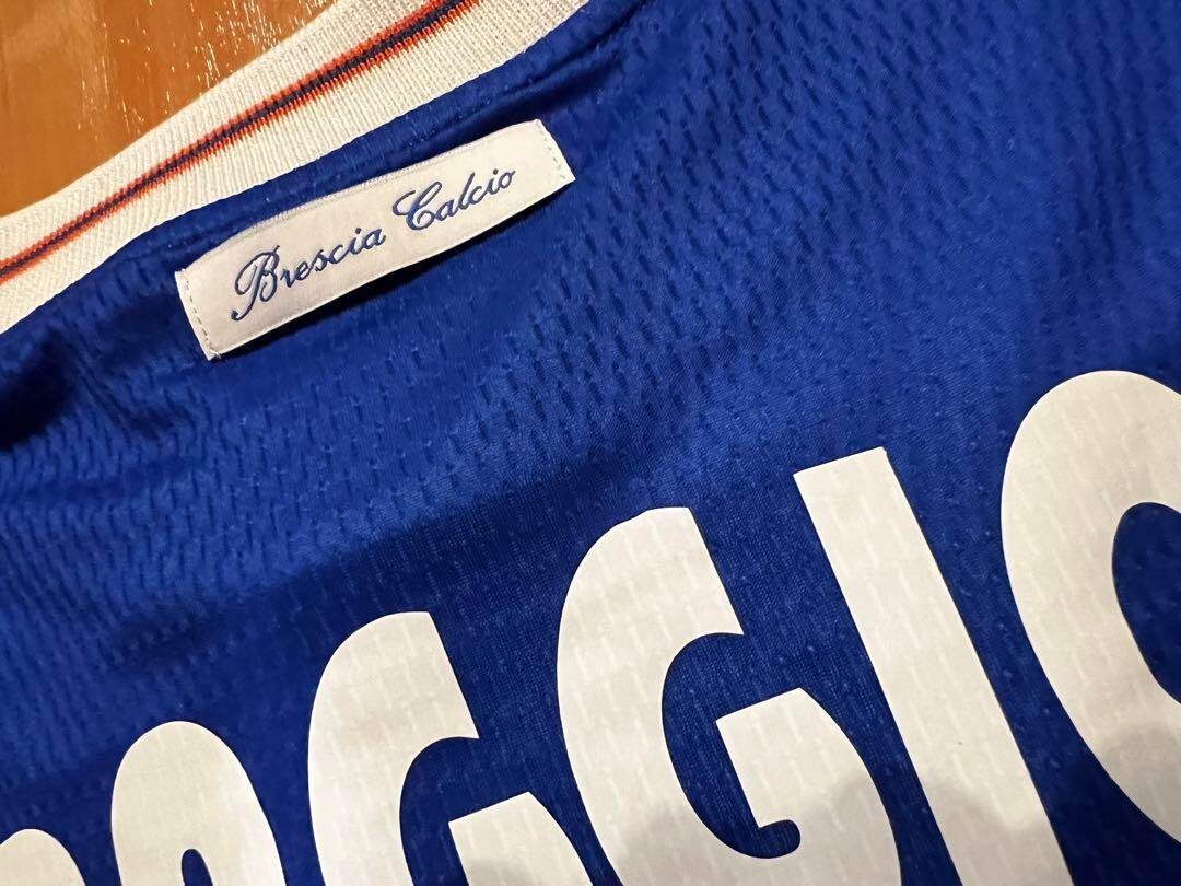 新品 01/02 ブレシア ホーム 長袖 No.10 BAGGIO 2001-02 Brescia Garman Reissue Home Shirt Baggio #10 - NEW