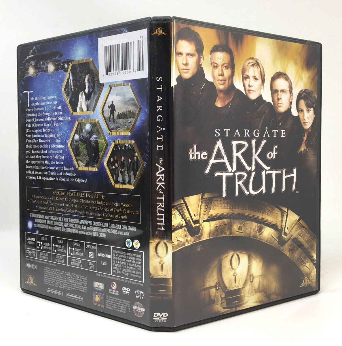 DVD Stargate the Ark of Truth w/ Slipcover Amanda Tapping