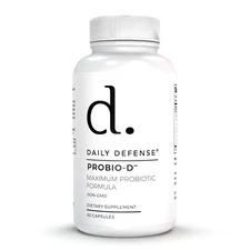 Daily Defense Probio-D Probiotics Gut Health Digestion & Regularity Non-GMO