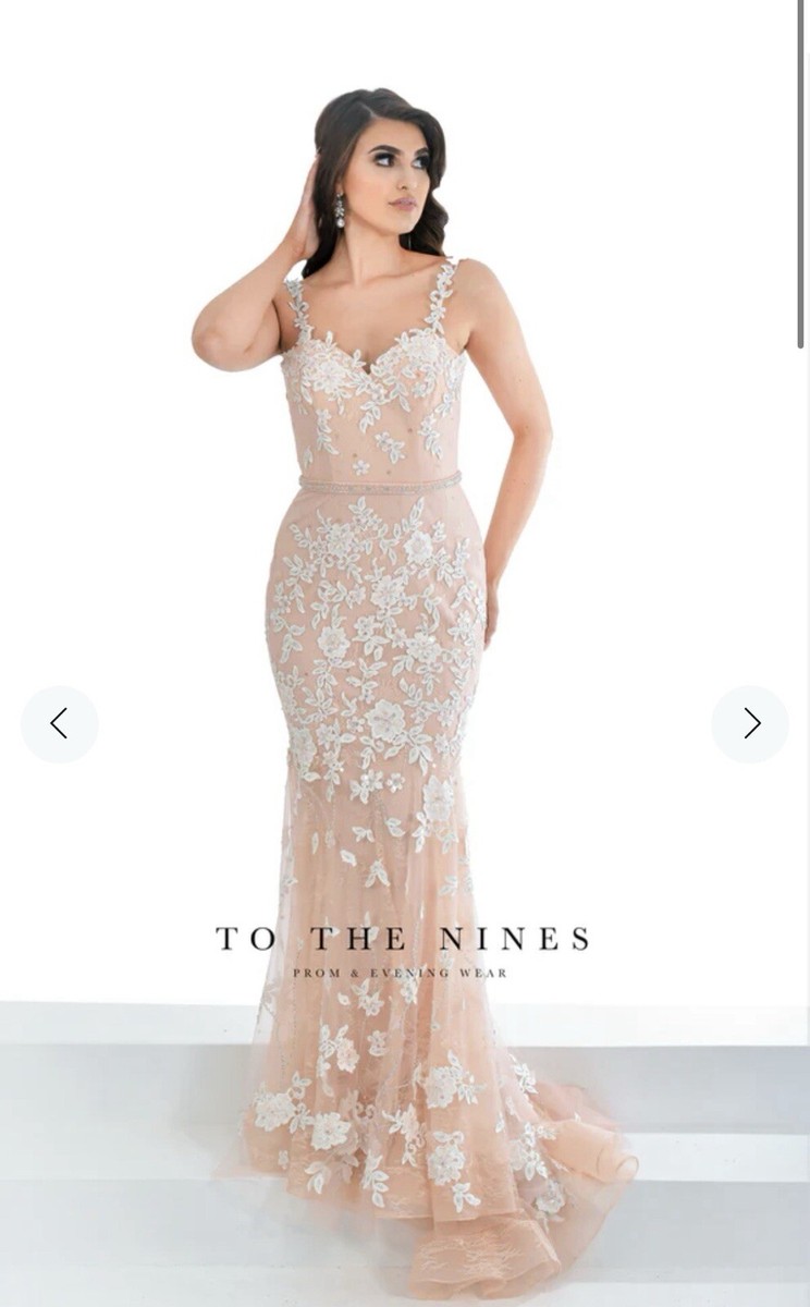 Occassion Prom Dress To The Nines TNC418 Blush Pink Size UK 10 BNWT RRP  465 | eBay UK