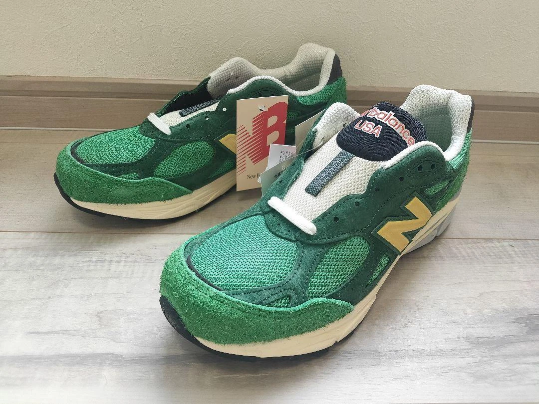 26cm New Balance M990GG3 Green USA 990V3 | eBay