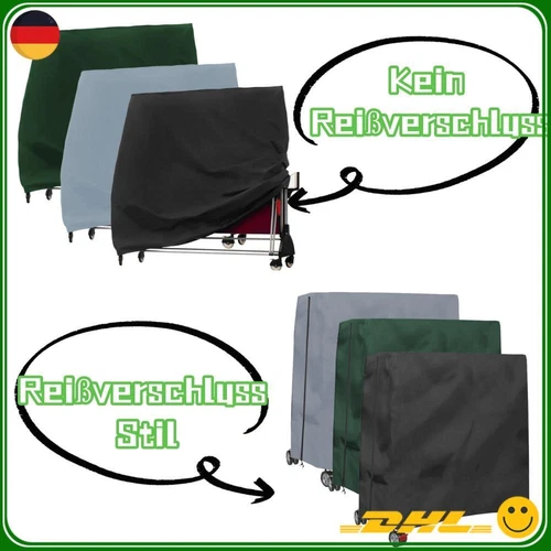 Tischtennis Abdeckung Tischtennisplatte Abdeckhaube Mehrere Stile NEU DE