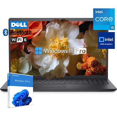 Dell Inspiron 15.6'' Touch Laptop Inter Core i5 UPTO 64GB RAM 2TB Windows 11 Pro
