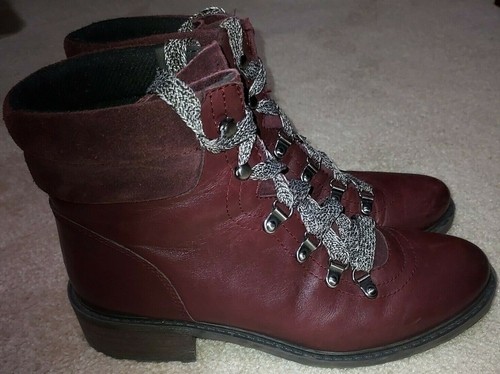 Sam Edelman Darrah Boots Wine Burgundy 