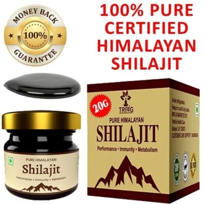100% Pure Himalayan Shilajit Soft Resin Lab Certified Extreme Potent Fulvic Acid