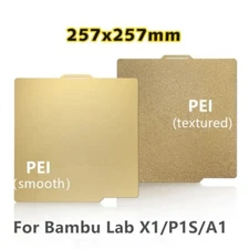 For Bambu Lab X1/X1C/X1E/P1P/P1S/A1 3D Printer Build Plate Heated Bed 257*257mm
