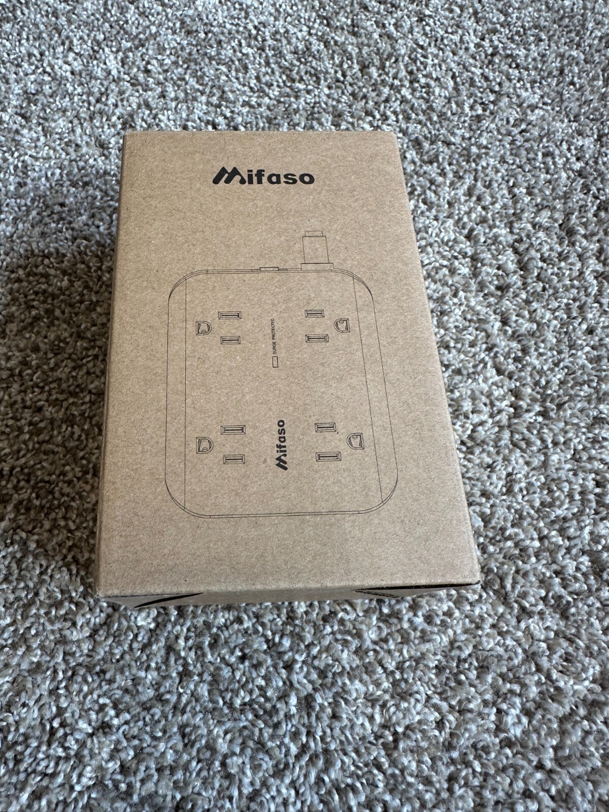 Surge Protector Power Strip - 8 Wide Outlets with 3 USB Ports  & 1 USB C Outlets-image