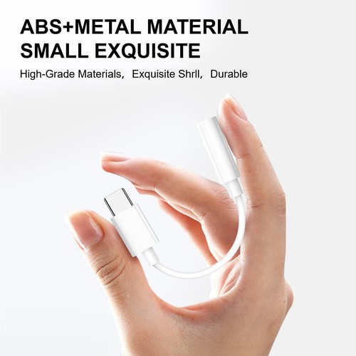 Paquete de 2 adaptadores de conector para auriculares hembra tipo C USB C a 3,5 mm para Samsung S23 Ultra - Imagen 14 de 33