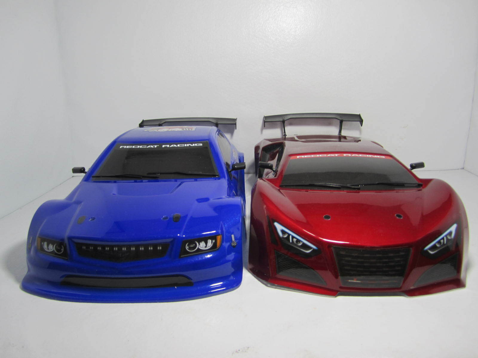 2X 1/10 Painted & Finished RC Body Shell COMPLETE BODY SET BLUE & RED