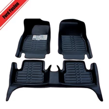Carpet Floor Mats for Ford Fusion 2013-2020 3pc Front/Back Liner Rug Protector