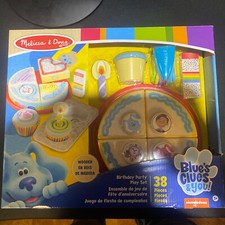 New Melissa  Doug Blue's Clues  You Wooden Birthday Party Play Set