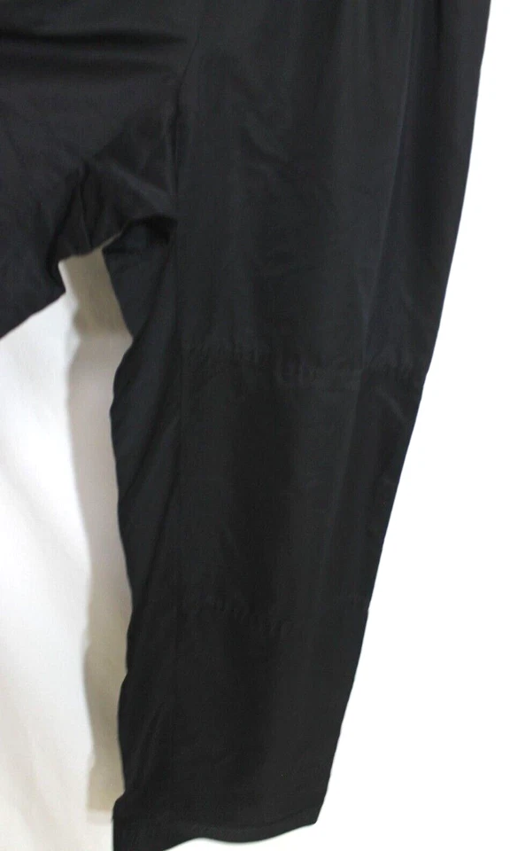 XMA BLACK LARGE ELASTIC WAISTBAND DRAWSTRING MARTIAL ARTS PANTS LIGHT WEIGHT - Image 3 of 4